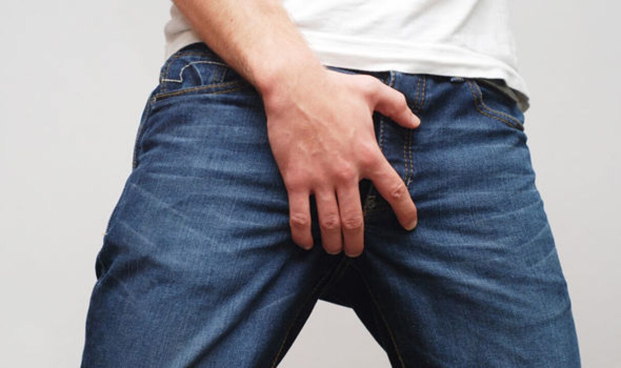 Bolest v slabině s prostatitidou